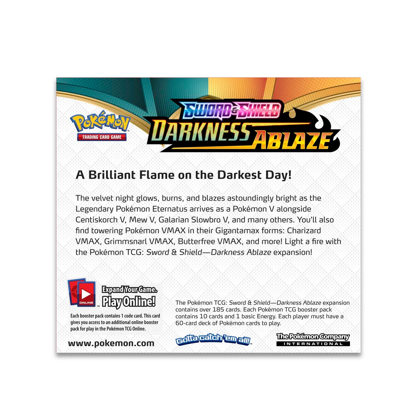 Pokémon TCG: Sword & Shield-Darkness Ablaze Booster Display Box (36 Packs)