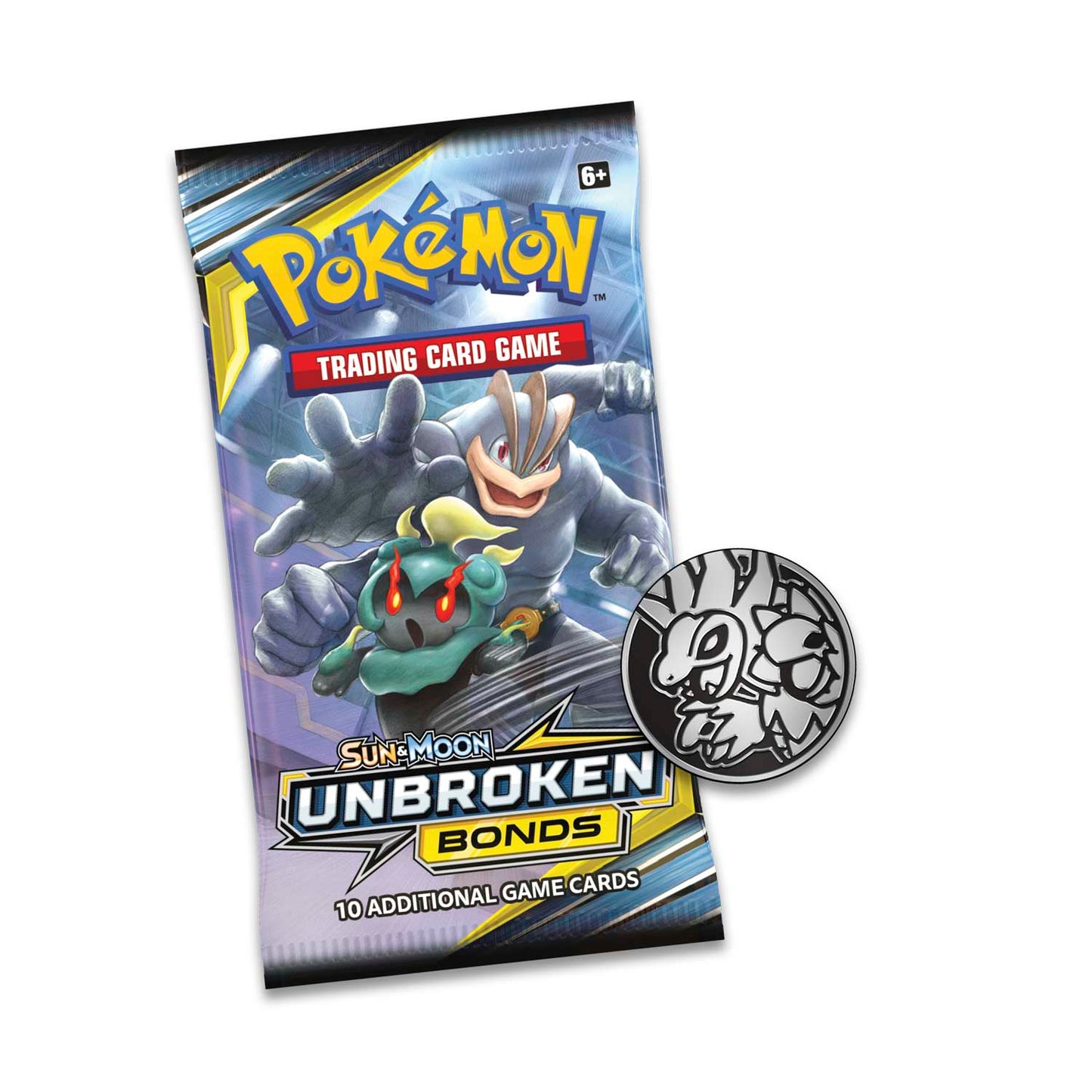 Pokémon TCG: Sun & Moon-Unbroken Bonds 3 Booster Packs, Coin & Typhlosion Promo Card