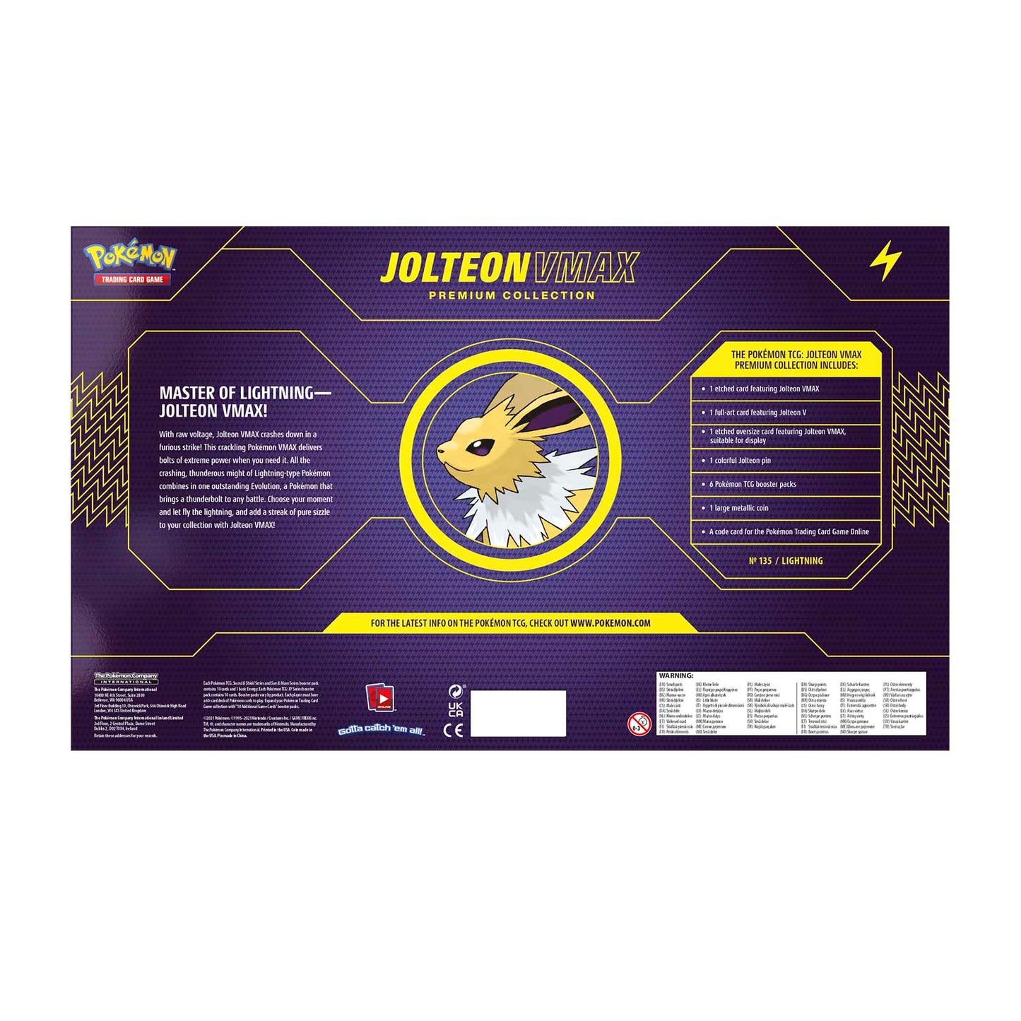 Pokémon TCG: Jolteon VMAX Premium Collection