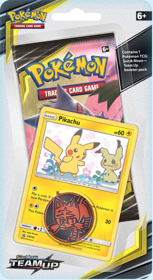 POKEMON - TEAM UP - CHECKLANE BLISTER PACK - PIKACHU