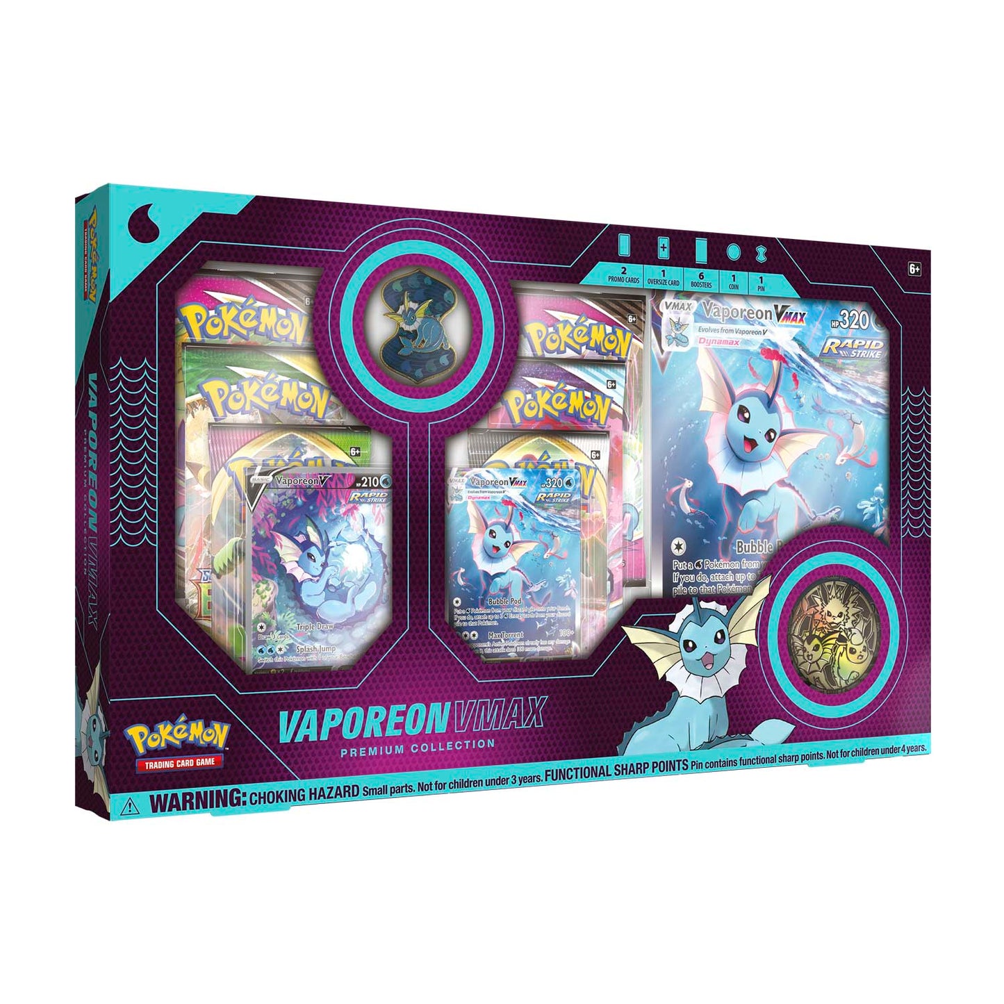 Pokémon TCG: Vaporeon VMAX Premium Collection